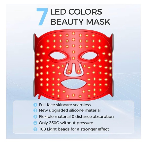 LED Light Therapy Face Mask - Picture 5 of 8